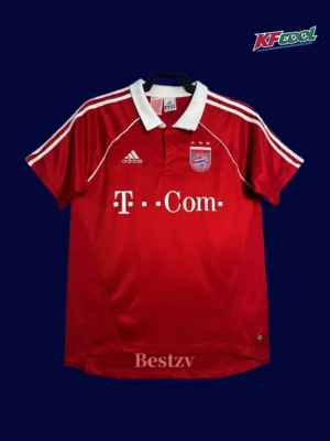 Bayern Munchen home classic retro jersey 2005/06 front iconic red design