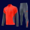 Bayern Munchen Orange Jacket Tracksuit 2526A - kfcool.com Bayern Munchen orange jacket tracksuit 25/26 front view