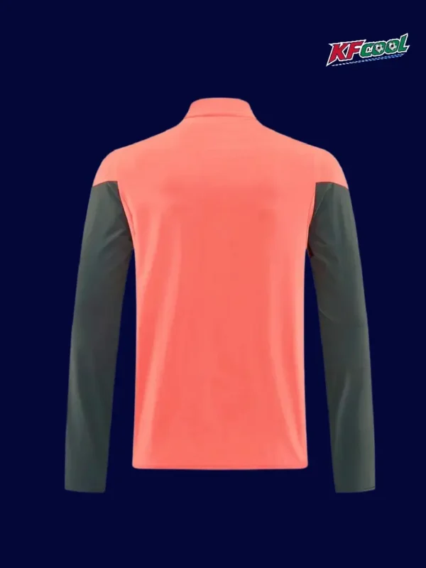 Bayern Munchen Orange Windbreaker 2526 Fans Version2 - kfcool.com Bayern Munchen 25/26 orange windbreaker back view