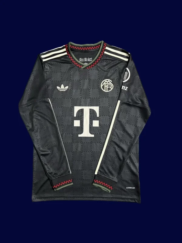 Bayern Munich 25/26 Third Black Long Sleeve Fans Front