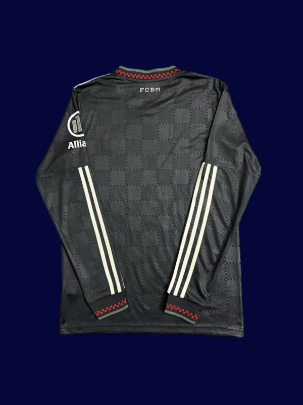 Bayern Munich 25/26 Third Black Long Sleeve Fans Back