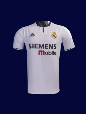Beckham #23 Real Madrid Home White Retro Jersey 03/04
