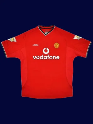 Beckham #7 Manchester United Home Retro Jersey 00/02