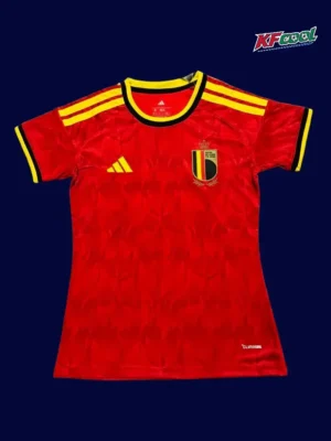 Belgium home red women’s jersey 26/27 fans front, tailored fit