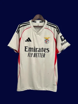 Benfica Away Jersey 25/26 Fans Version front high‑quality breathable lightweight football shirt