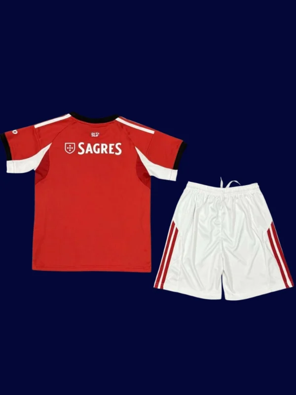 Benfica Home Kids kits 2526B - KFCool – Football Jerseys & Soccer Kits Store Benfica Home Kids kits 25/26 back custom number