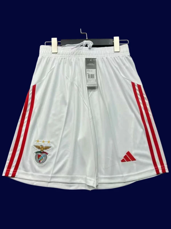 Benfica Home Shorts Pants 25/26 front breathable lightweight training shorts