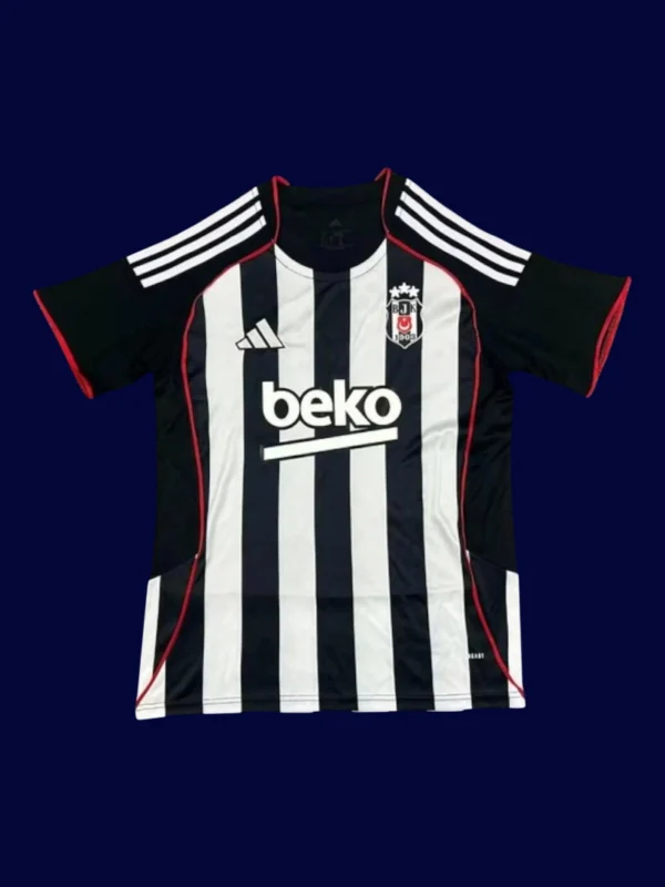Besiktas Away Jersey 2526 Fans Version 1 - KFCool – Football Jerseys & Soccer Kits Store Besiktas Away Jersey 25/26 Fans Version front high‑quality breathable lightweight shirt