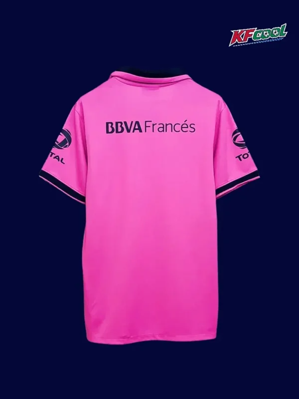 Boca Juniors pink classic retro jersey 2013/14 back view