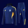 Boca Juniors Royal blue Hoodie Jacket Tracksuit 2526A - kfcool.com Boca Juniors royal blue hoodie jacket tracksuit 25/26 front view