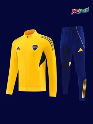 Boca Juniors yellow jacket tracksuit 25/26 front view