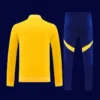 Boca Juniors Yellow Jacket Tracksuit 2526B - kfcool.com Boca Juniors yellow jacket tracksuit 25/26 back view