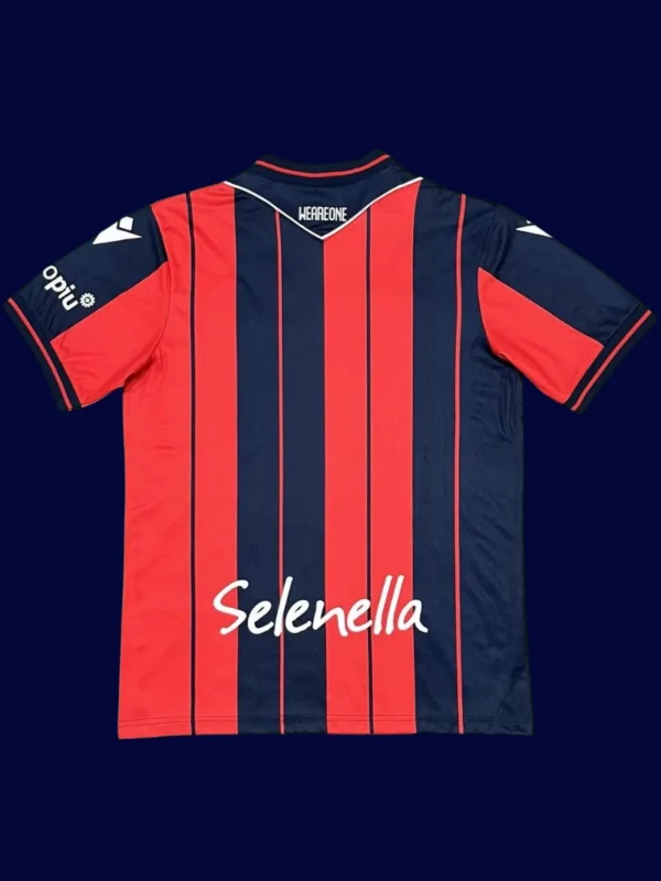 Bologna Home Jersey 25/26 Fans Version back with printed number area.
