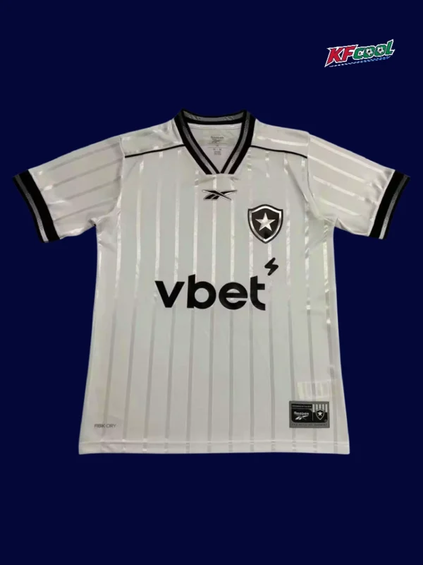 Botafogo third jersey 25/26 fans version front gray black stripes