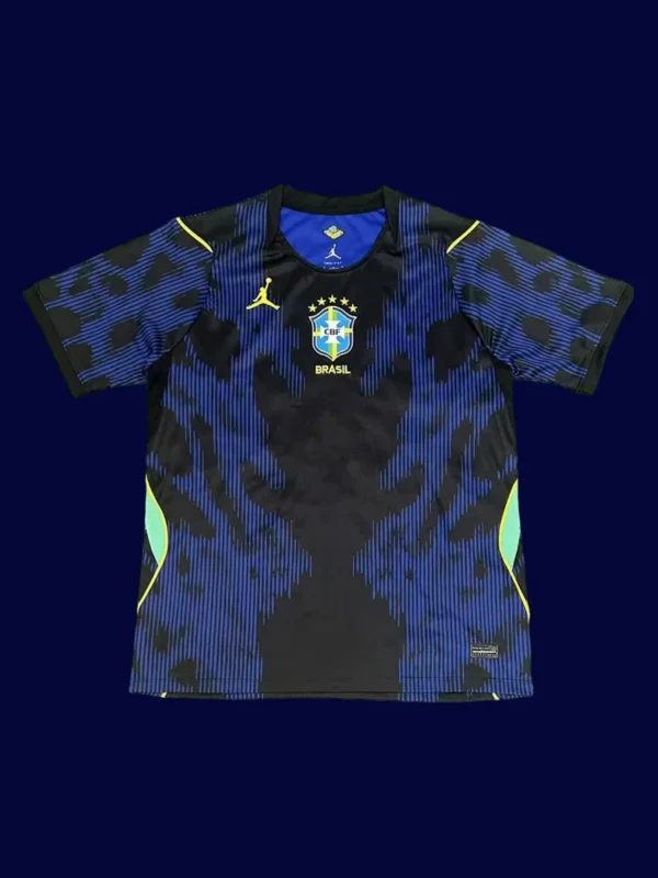 Brazil Home Blue Jersey 26/27 Fans Version — Front | Pro Fit for 2026 World Cup