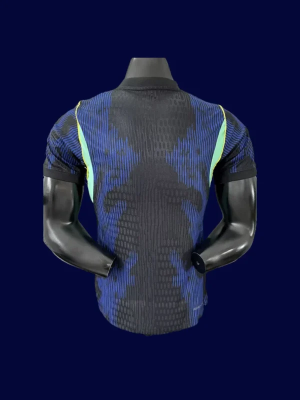 Brazil Home Blue Jersey 26/27 Player Version — Back | Player Number Layout | 2026 World Cup