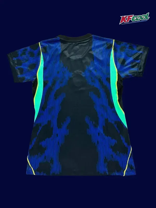 Brazil away blue women’s jersey 26/27 back with trim detail