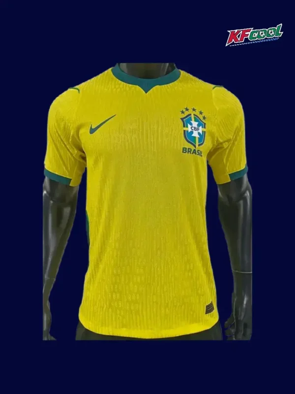 Brazil Home Yellow Jersey 2627 Player Version1 - kfcool.com Brazil 26/27 home player jersey front — pro fit, yellow design