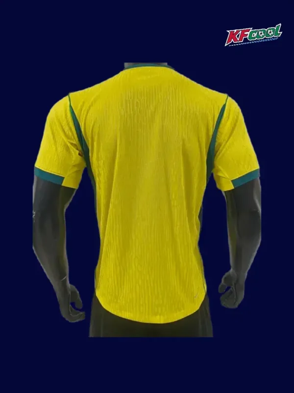 Brazil Home Yellow Jersey 2627 Player Version2 - kfcool.com Brazil 26/27 home player jersey back — lightweight performance panel