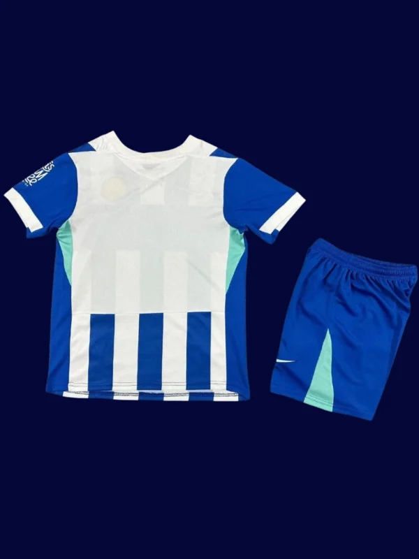 Brighton Home Kids Kits 25/26 back with printed number area.
