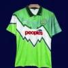 Celtic Glasgow Away Classic Retro Jersey 199192A - kfcool.com Celtic Glasgow away classic retro jersey 1991/92 front white green retro design