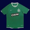 Celtic Glasgow home classic retro jersey 2006/07 front green white stripes