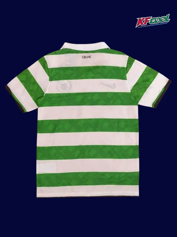 Celtic Glasgow 2010/12 home classic retro jersey back view