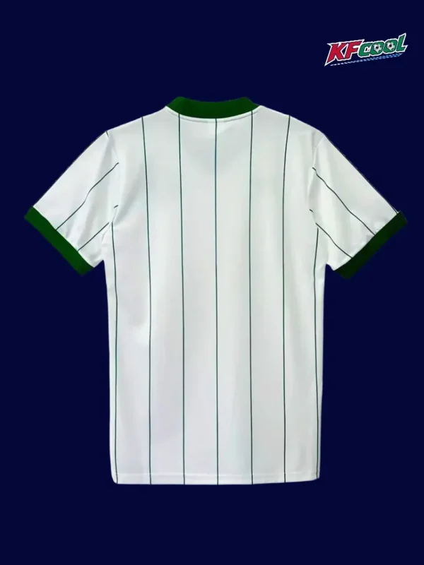 Celtic Glasgow White Classic Retro Jersey 198486B - kfcool.com Celtic Glasgow 1984/86 white classic retro jersey back view