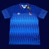 Chelsea Home Blue Retro Jersey 8991A - kfcool.com front view of Chelsea home blue retro jersey (89/91) with vintage trims.