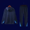 back view of Chelsea royal blue hoodie tracksuit (24/25) showing smooth back and ergonomic seams.