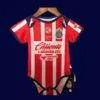 Chivas home babysuit kits 25/26 front red white stripes
