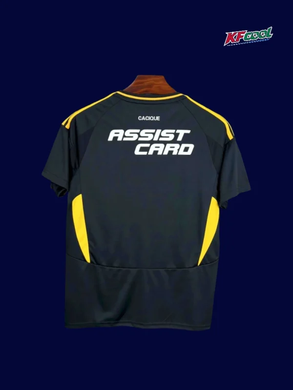 Colo Colo 25/26 away jersey back view with custom number