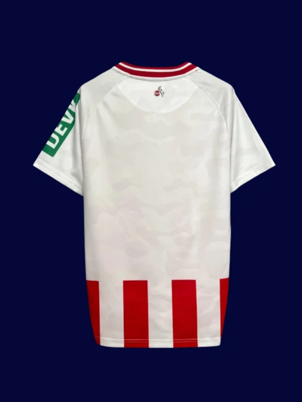 Cologne Home Jersey 25/26 Fans Version back with printed number panel.