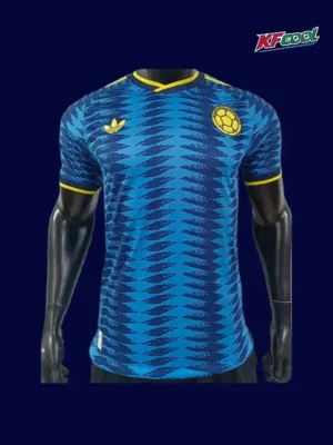 Colombia Away Blue Jersey 2627 Player Version1 Colombia 26/27 away player jersey front — pro fit, blue design