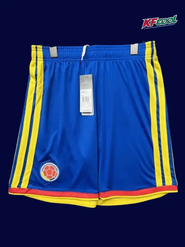 Colombia Home Shorts Pants 2627 Fans Version - kfcool.com Colombia home shorts 26/27 fans front with elastic waist