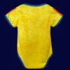 Colombia Home Yellow Babysuit Infant Crawl 2627B - KFCool – Football Jerseys & Soccer Kits Store Colombia home yellow babysuit 26/27 back snaps detail