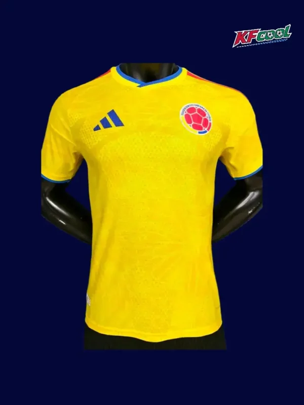 Colombia Home Yellow Jersey 2627 Player Version1 - kfcool.com Colombia 26/27 home player jersey front — pro fit, yellow design
