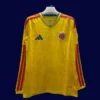 Colombia Home Yellow LS Jersey 2627 Fans Version1 - KFCool – Football Jerseys & Soccer Kits Store Colombia home yellow LS jersey 26/27 fans front — breathable, long sleeve