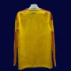 Colombia Home Yellow LS Jersey 2627 Fans Version2 - KFCool – Football Jerseys & Soccer Kits Store Colombia home yellow LS jersey 26/27 fans back with seam detail
