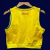 Colombia home yellow women 26/27 yoga vest back racer cut