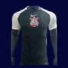 Corinthians away jersey 25/26 player version front black white design