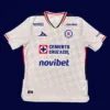 Cruz Azul away jersey 25/26 fans version front white blue design