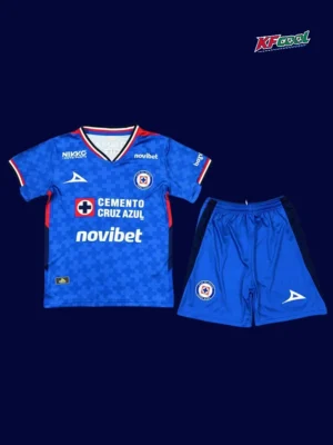 Cruz Azul Home Blue Kids kits 25/26