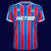 Crystal Palace Home Jersey 25/26 Fans Version front with club crest and classic red-blue stripes.