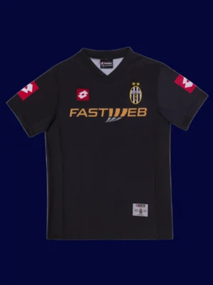 Del Piero #10 Juventus Away Black Retro Jersey 01/02