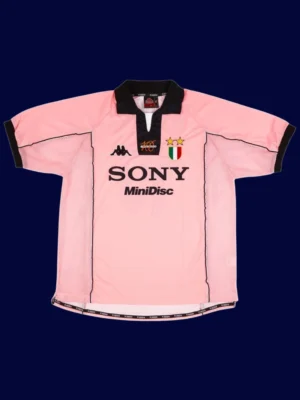 Del Piero #10 Juventus Away Pink Retro Jersey 97/98