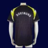 Dortmund 1995/96 away black classic retro jersey back view