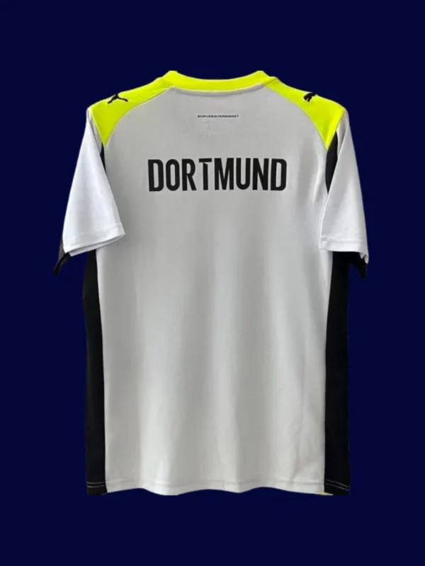 Dortmund Away Jersey 25/26 Fans Version back with printed number area.