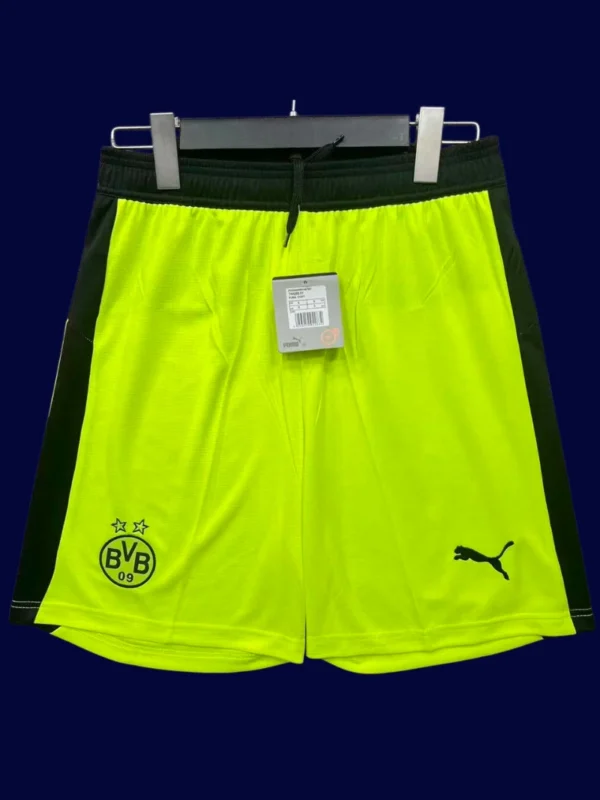Dortmund Away Shorts Pants 2526 - kfcool.com Dortmund Away Shorts Pants 25/26 front showing official away colors.