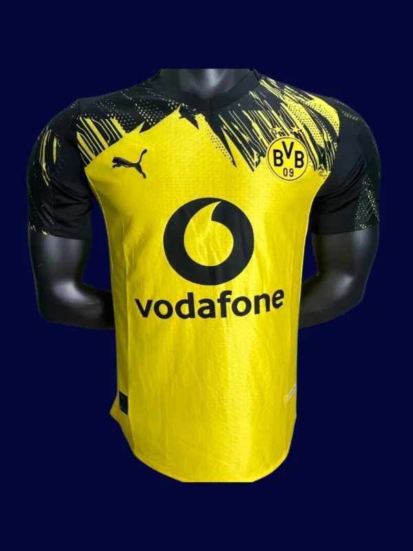 Dortmund Home Jersey 2526 Player Version1 - kfcool.com Dortmund Home Jersey 25/26 Player Version front with professional cut and home colors.